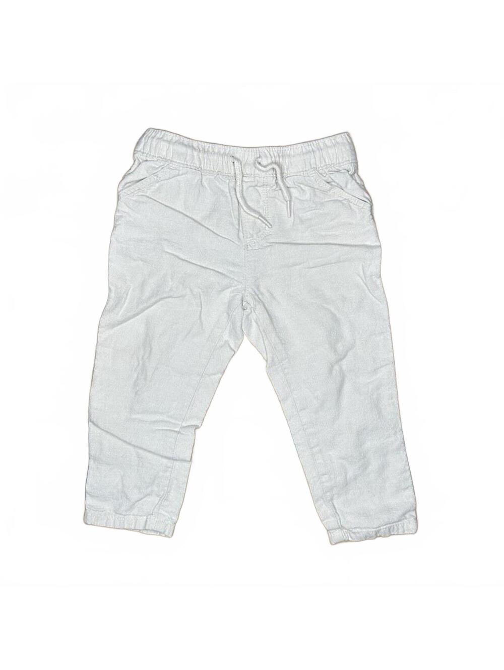 Old Navy Baby White Drawstring Pants 18-24M